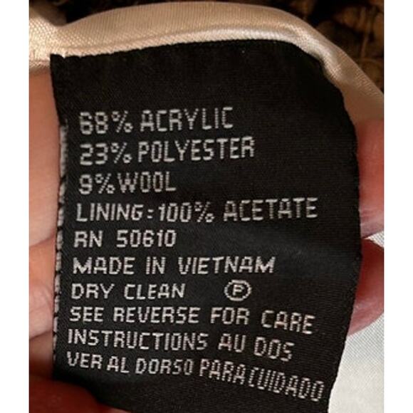 Kasper Women, Lined Tweed Blazer, Sise 14P - Picture 8 of 10